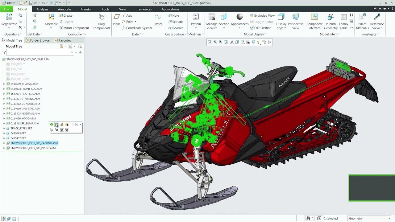 Logiciel de CAO PTC Creo